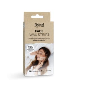 NATURAL Face wax strips