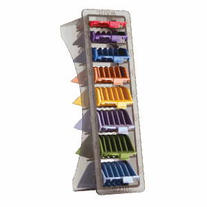 Opzetkamset gekleurd 1 tm 8 (3-25 mm)